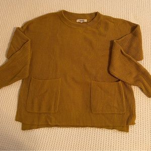 Madewell patch pocket pullover sweater